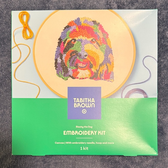 Tabitha Brown Other - 🖤 Tabitha Brown Blacky the Dog Embroidery Kit NWT